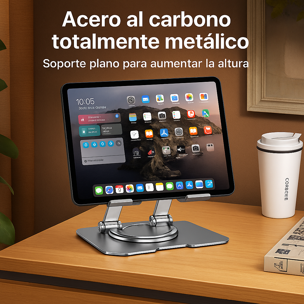 Soporte de Tablet Giratorio: Comodidad y Estilo al Alcance de tu Mano