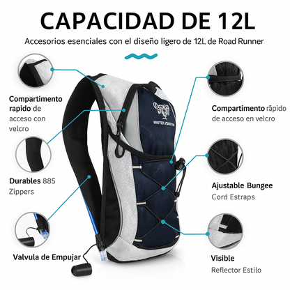 Mochila de hidratación para bolsa de agua (2 L)