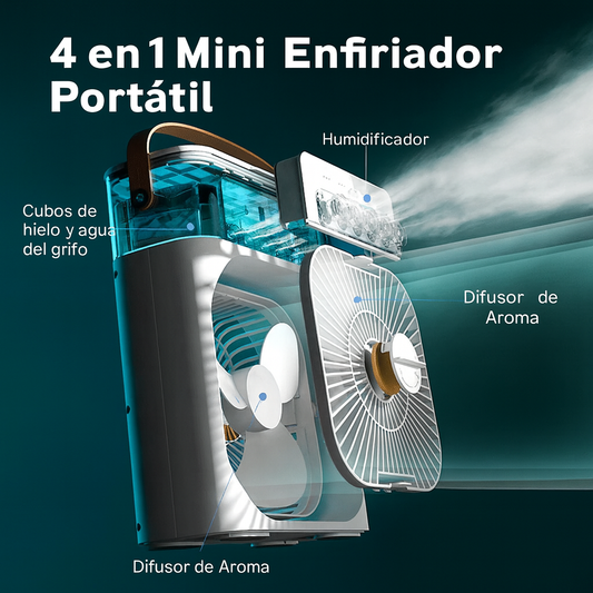 🥶 Mini Enfriador Anticalor – Frescura Instantánea en Cualquier Lugar 🧊