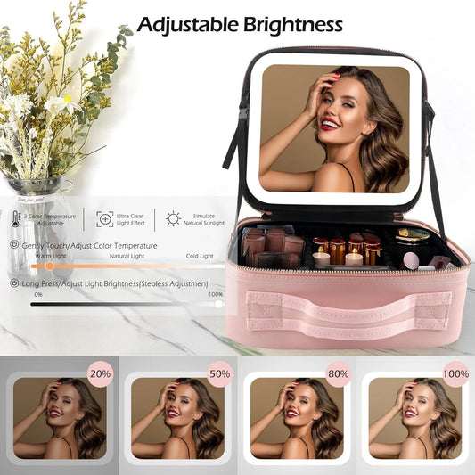 Cosmetiquera LED – Maquíllate con luz perfecta en cualquier lugar